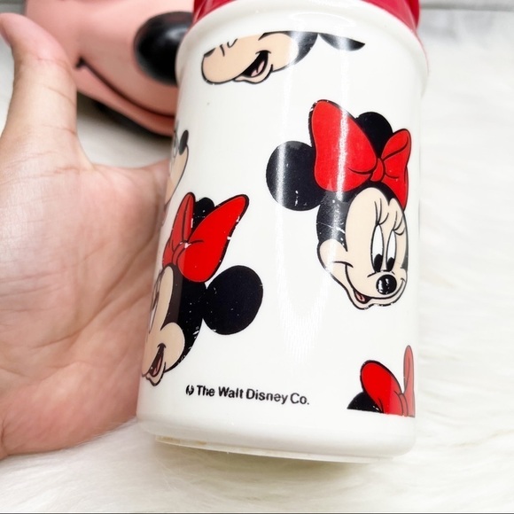 RARE Disney Vintage Minnie Mouse Aladdin Lunchbox and Thermos Set Complete Set - Picture 13 of 16